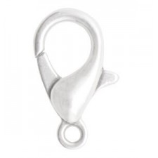 DQ metaal (zinc alloy) karabijn slot 10mm Zilver